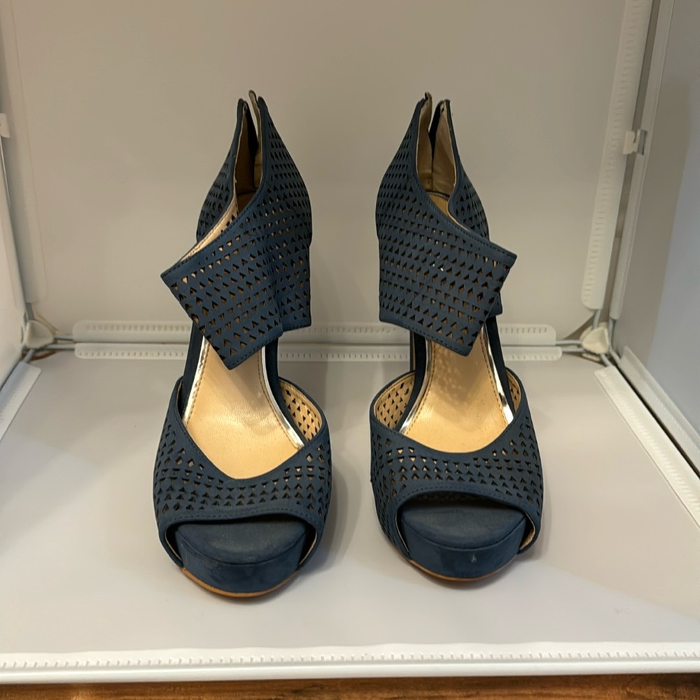 Blue Jessica Simpson heels